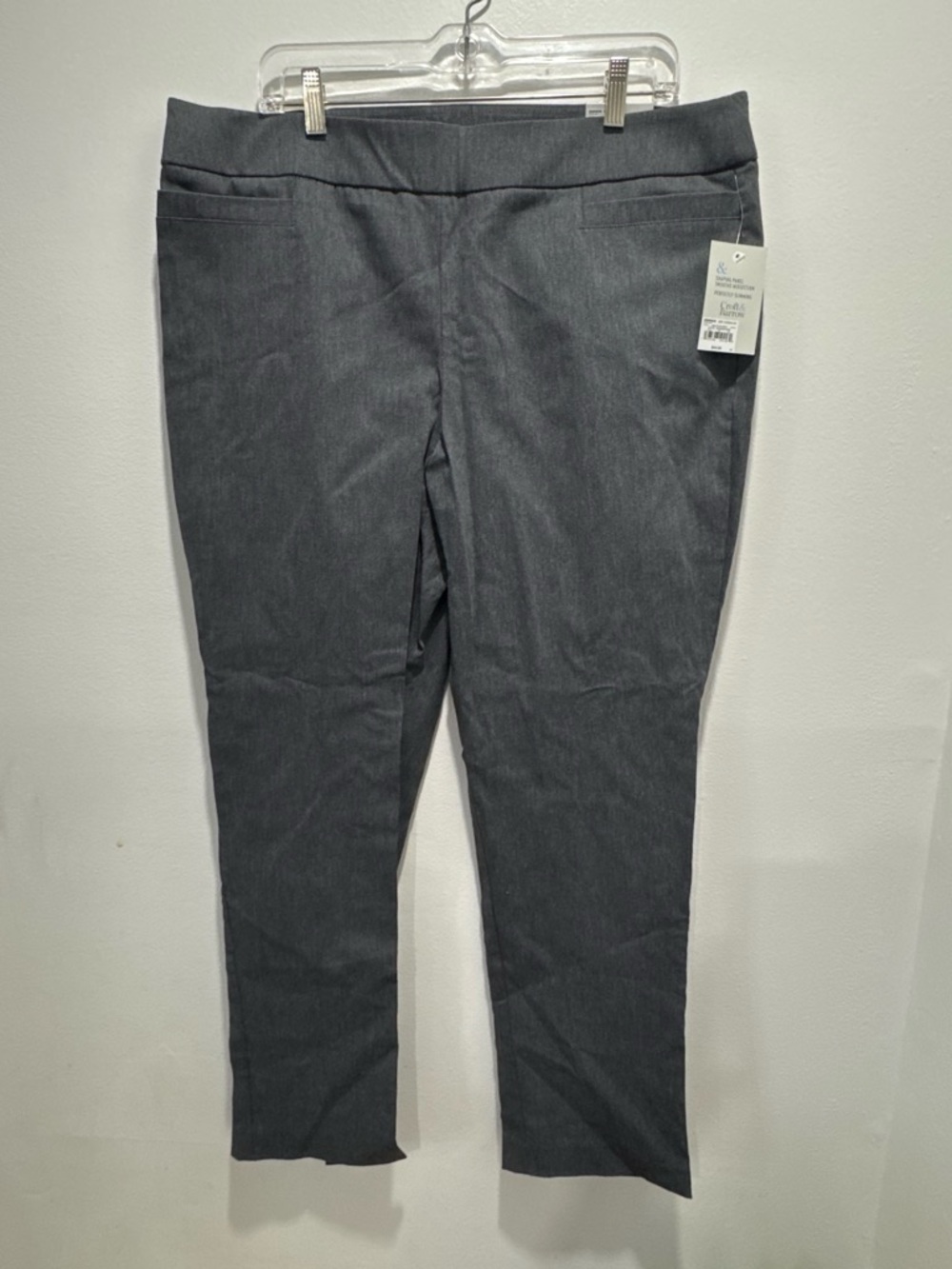 Stretch Croft & Barrow Charcoal Dress Ponte Pants
